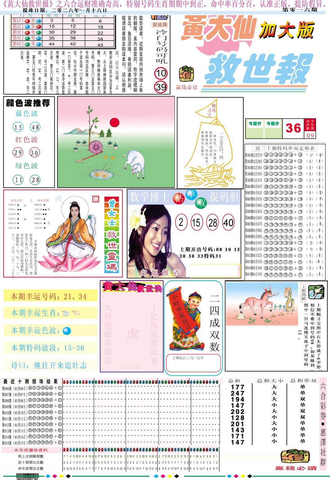 016期黄大仙救世A加大版[图]
