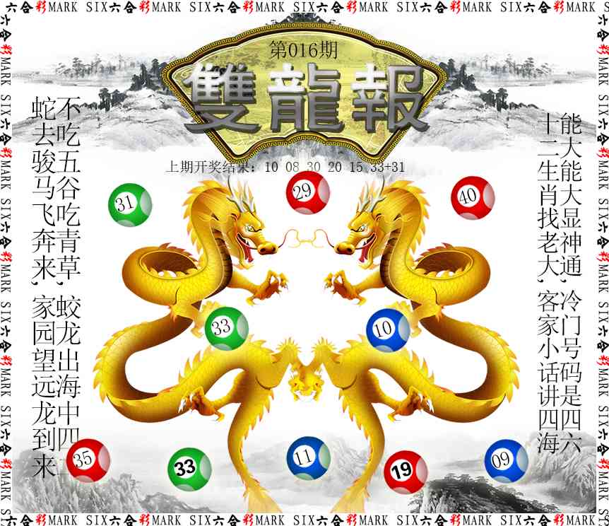 016期双龙报[图]
