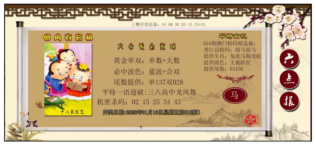 016期黄金策略[图]