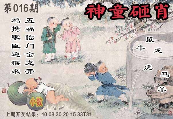 016期神童砸肖[图]