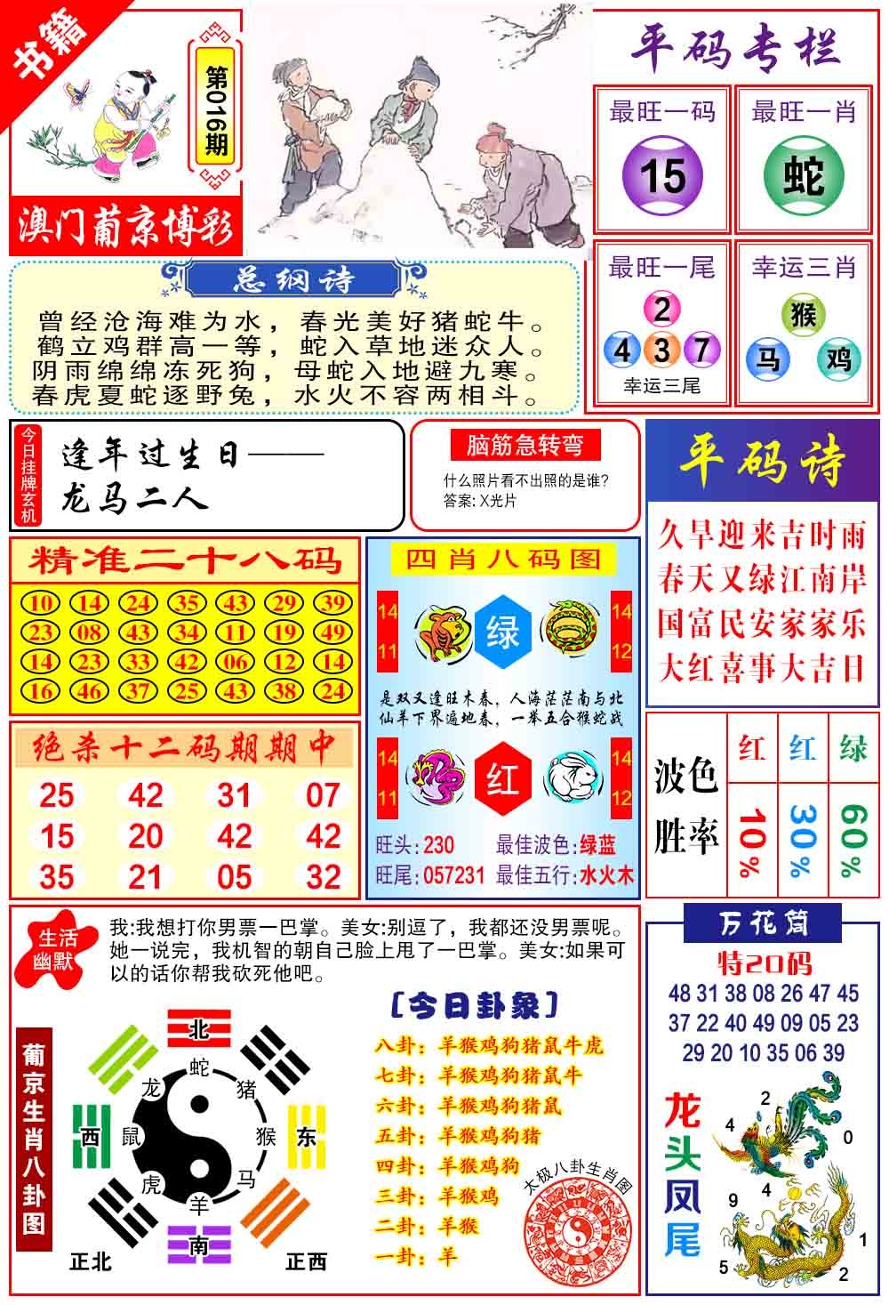 016期澳门万花筒[图]