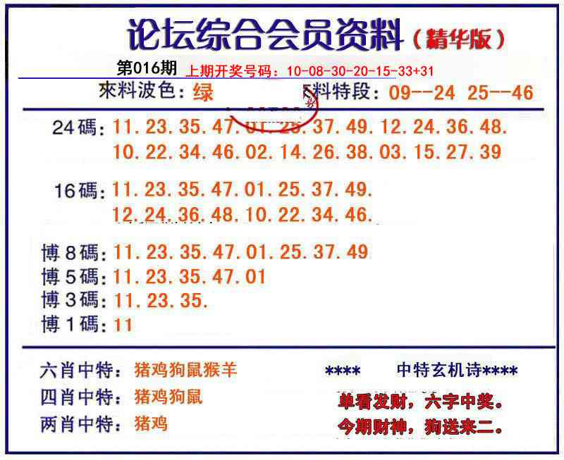 016期综合会员资料[图]