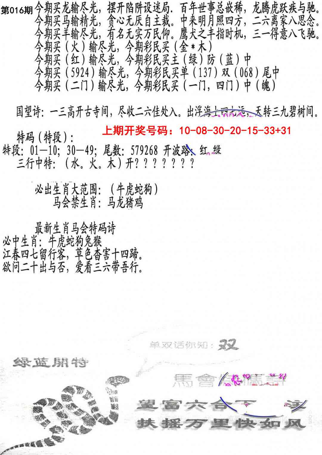 016期蛇报B[图]