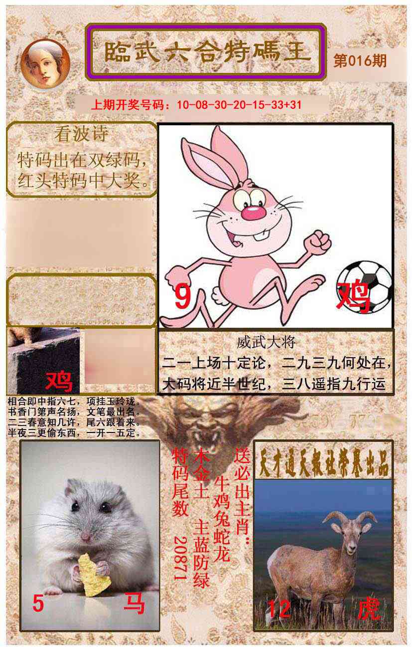 016期临武六合特码王[图]