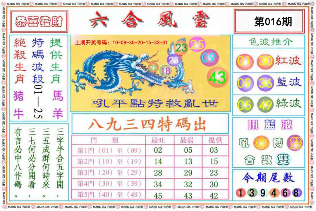 016期六合风云《另版》[图]