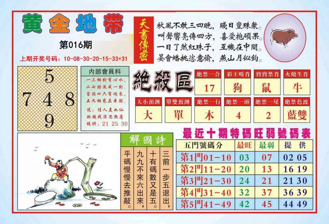 016期黄金地带[图]