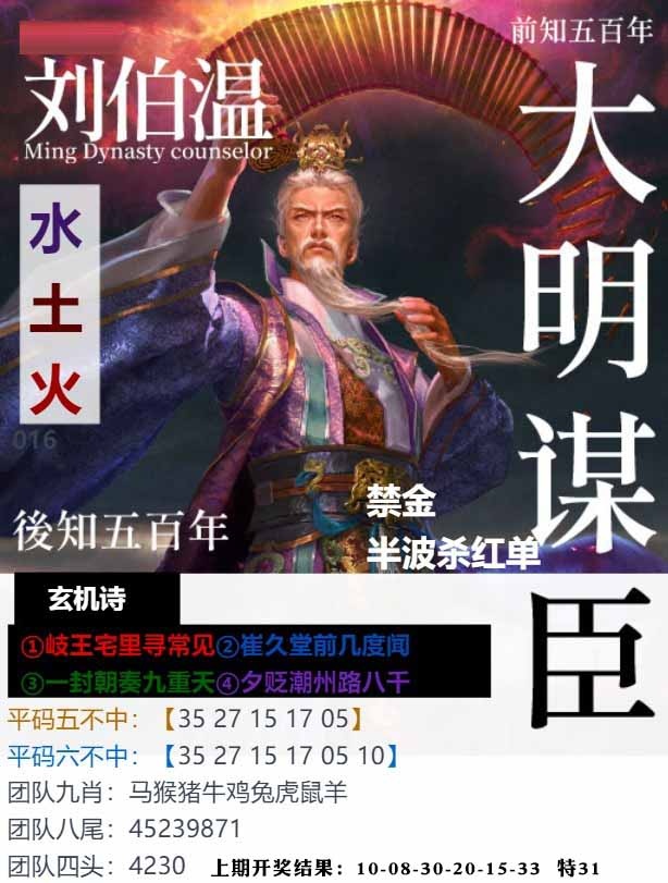 016期大明谋臣[图]